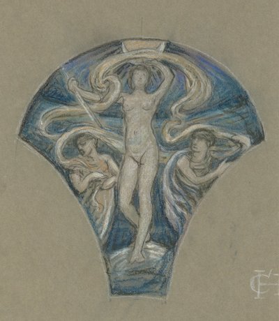 estudiar para luna de Elihu Vedder