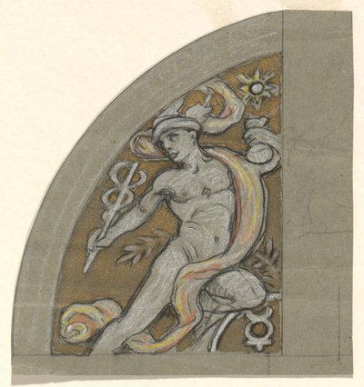 Estudio para Mercurio de Elihu Vedder