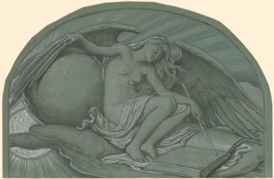 Estudio para El Eclipse del Sol por la Luna, 1892 de Elihu Vedder