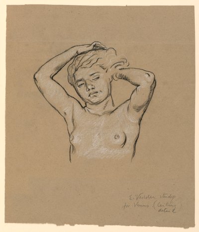 Estudio para "Venus" de Elihu Vedder