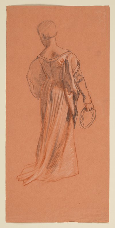 Estudio para "Procesión de Boda" de Elihu Vedder
