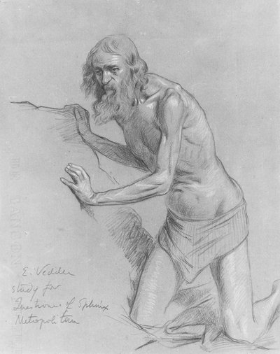 Estudio para la pregunta de la esfinge de Elihu Vedder