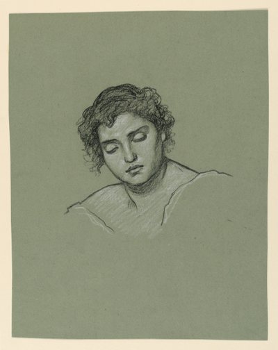Estudio para mujer de Elihu Vedder