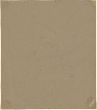 Estudio de un desnudo femenino de Elihu Vedder