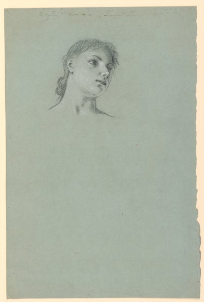 Estudio de una niña de Elihu Vedder