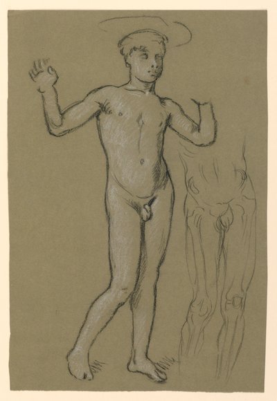 Estudio de figura para el diseño de una fuente de Elihu Vedder