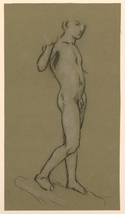 Estudio de figura para diseño de fuente de Elihu Vedder