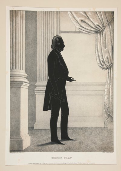 Henry Clay, de un conjunto de 27 retratos de Elijah C. Kellogg