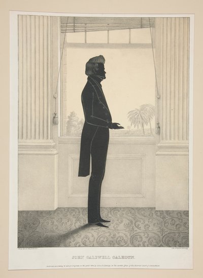 John Caldwell Calhoun, de un conjunto de 27 retratos de Elijah C. Kellogg