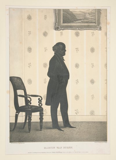 Martin Van Buren, de un conjunto de 27 retratos de Elijah C. Kellogg