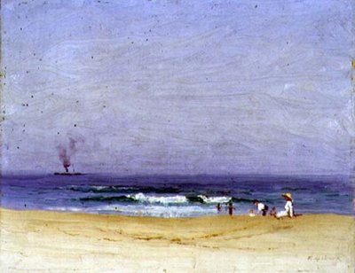 En la playa de Elioth Gruner