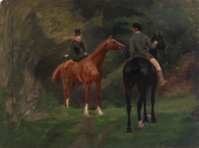 Figuras a caballo de Eliphalet Fraser Andrews
