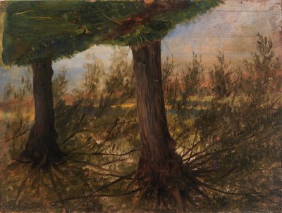 Árboles junto a un arroyo de Eliphalet Fraser Andrews