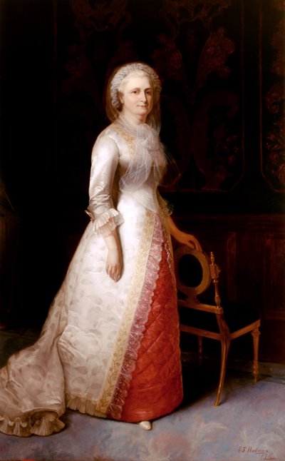 Martha Dandridge Custis Washington (Sra. de George Washington) de Eliphalet Frazer Andrews