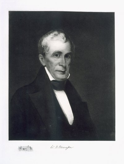 William Henry Harrison, 9º Presidente de los Estados Unidos de América, pub. 1901 de Eliphalet Frazer Andrews