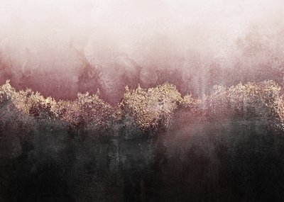 Bosque de oro rosa brumoso de Elisabeth Fredriksson