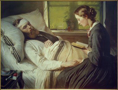 E.Jerichau-Baumann, El soldado herido de Elisabeth Jerichau Baumann