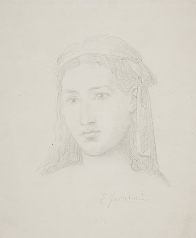 Cabeza de mujer de Elisabeth Jerichau Baumann