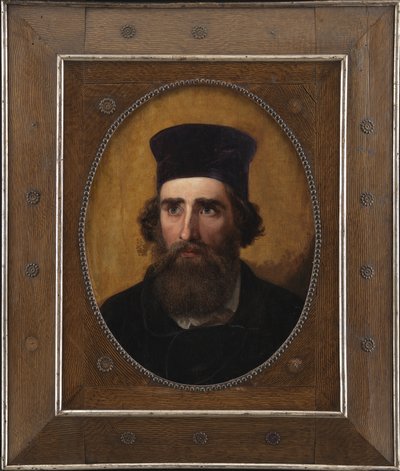Retrato del pintor danés Thorald Læssøe (1816-1878) de Elisabeth Jerichau Baumann