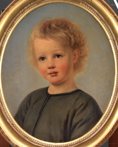 Retrato de Holger Aagaard Hammerich a los 4 años de Elisabeth Jerichau Baumann
