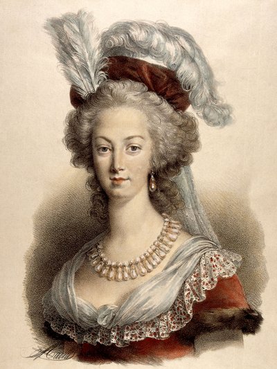 La reina María Antonieta de Elisabeth Louise (after) Vigee Lebrun