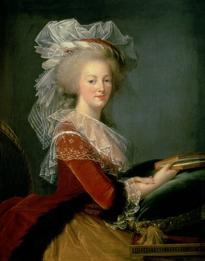 Retrato de María Antonieta (1755-93) de Elisabeth Louise (studio of) Vigee Lebrun