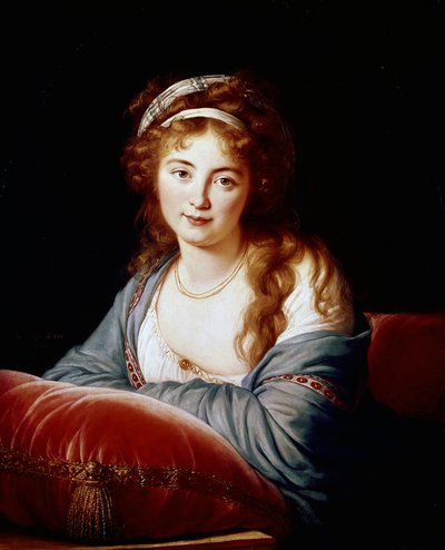 Condesa Catalina Vasilievna Skavronskaia (1761-1829), dama de honor de Catalina II de Elisabeth Louise Vigee Lebrun