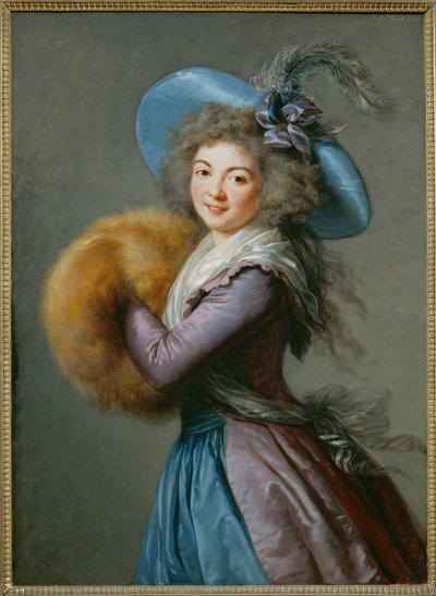 Mme Mole-Raymond (pintura sobre madera) de Elisabeth Louise Vigee-Lebrun