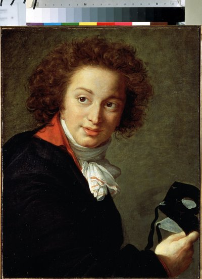 Retrato del conde Grigory Chernyshov con máscara, pintura de Marie Louise Elisabeth Vigee Lebrun (1755-1842), óleo sobre lienzo, 56 x 44 cm de Elisabeth Louise Vigee Lebrun