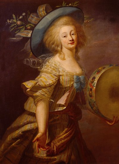 Retrato de Marie-Anne de Cupis, también conocida como La Camargo de Elisabeth Louise Vigee Lebrun