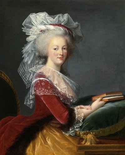 Retratos de María Antonieta (1755-1793), reina de Francia (detalle) de Elisabeth Louise Vigee Lebrun