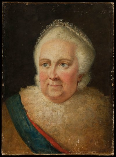Retrato de Catalina II de Elisabeth Louise Vigee-Lebrun