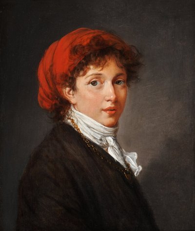 Autorretrato con traje de estudio de Elisabeth Louise Vigee-Lebrun