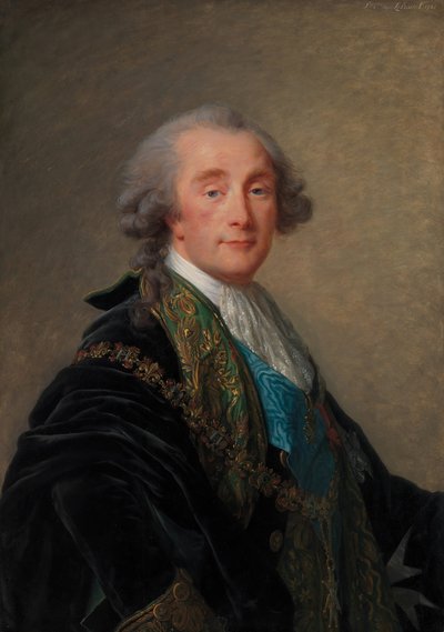 Alexandre Charles Emmanuel de Crussol-Florensac 1743-1815, 1787 de Elisabeth Louise Vigee Lebrun