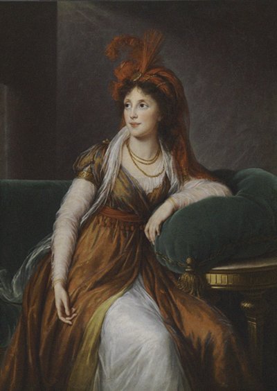Condesa Anna Alexandrovna Golitsyna, nacida Princesa Bagrationi-Gruzinskaya 1763-1842, 1797 de Elisabeth Louise Vigee Lebrun