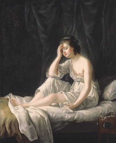 Virtud irresoluta de Elisabeth Louise Vigee Lebrun