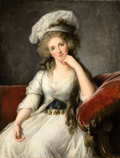 Louise Marie Adélaïde de Bourbon-Penthièvre, Duquesa de Orleans, 1789 de Elisabeth Louise Vigee Lebrun