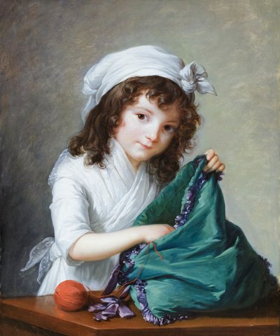 Mademoiselle Brongniart de Elisabeth Louise Vigee Lebrun