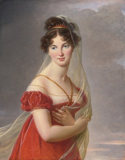 Retrato de Aglae Angelique Gabrielle de Gramont 1787-1842, esposa del General Alexander Lvovich Davy de Elisabeth Louise Vigee Lebrun
