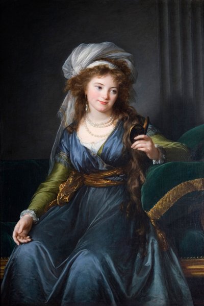 Retrato de la condesa Yekaterina Skavronskaya, née von Engelhardt 1761-1829 de Elisabeth Louise Vigee Lebrun