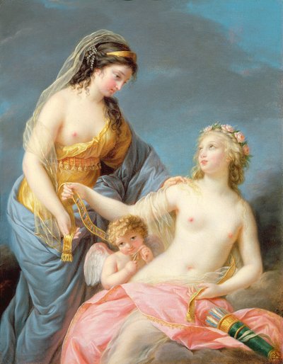 Retrato de Emma Hart como una Sibila de Elisabeth Louise Vigee Lebrun
