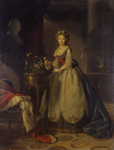 Retrato de la Emperatriz Isabel Alexeievna, Princesa Luisa de Baden 1779-1826, 1795 de Elisabeth Louise Vigee Lebrun
