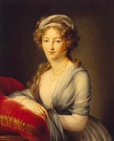 Retrato de la Emperatriz Isabel Alexeievna, Princesa Luisa de Baden 1779-1826, 1798 de Elisabeth Louise Vigee Lebrun