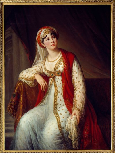 Retrato de la cantante italiana Giuseppina Grassini en el papel de Zaire de Elisabeth Louise Vigee Lebrun