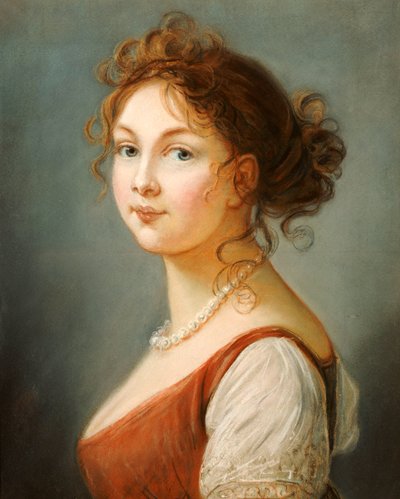 Retrato de Luisa, Reina de Prusia de Elisabeth Louise Vigee Lebrun