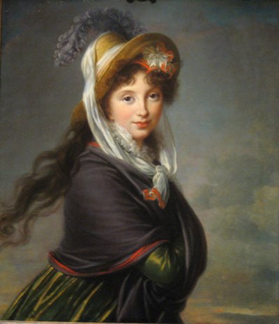 Retrato de la princesa Irina Ivanovna Vorontsova, née Izmaylova 1768-1848, ca. 1797 de Elisabeth Louise Vigee Lebrun