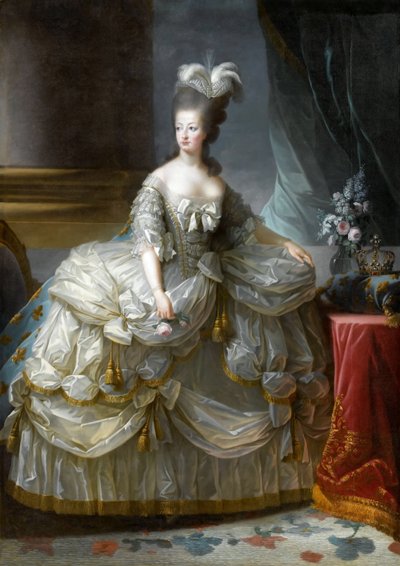 Retrato de la Reina María Antonieta de Francia 1755-1793 de Elisabeth Louise Vigee Lebrun