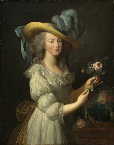 Retrato de la Reina María Antonieta de Francia, después de 1783 de Elisabeth Louise Vigee Lebrun