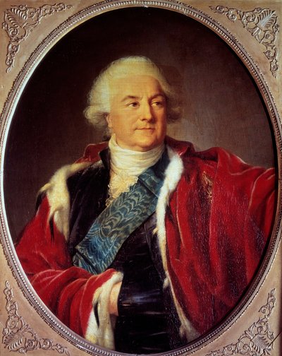 Retrato de Stanislaus Auguste Poniatowski (1732-1798) Rey de Polonia de Elisabeth Louise Vigee Lebrun