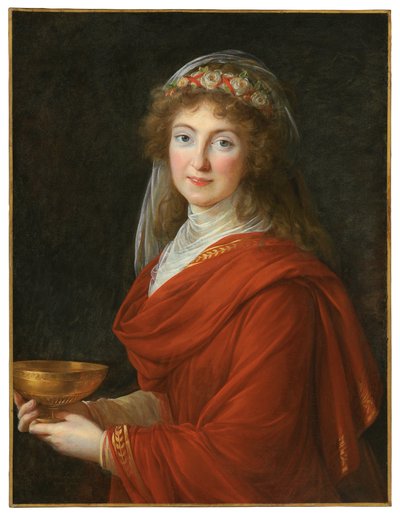 Retrato de la Condesa Siemontkowsky Bystry de Elisabeth Louise Vigee Lebrun